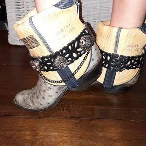 Vintage OOAK Tony Lama Western Boots, Canty